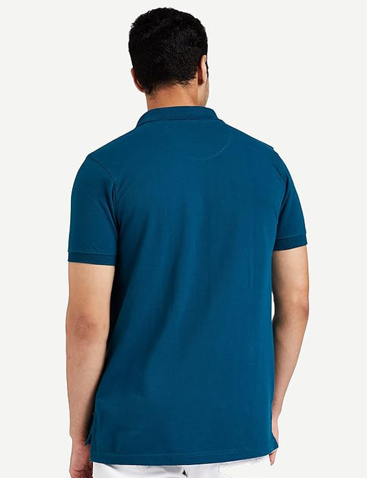 Men's Cotton Rich Solid Polo Tshirt | half sleeves | plain regular fit