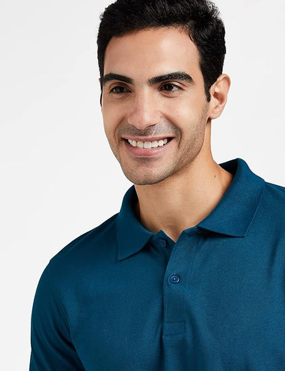 Men's Cotton Rich Solid Polo Tshirt | half sleeves | plain regular fit